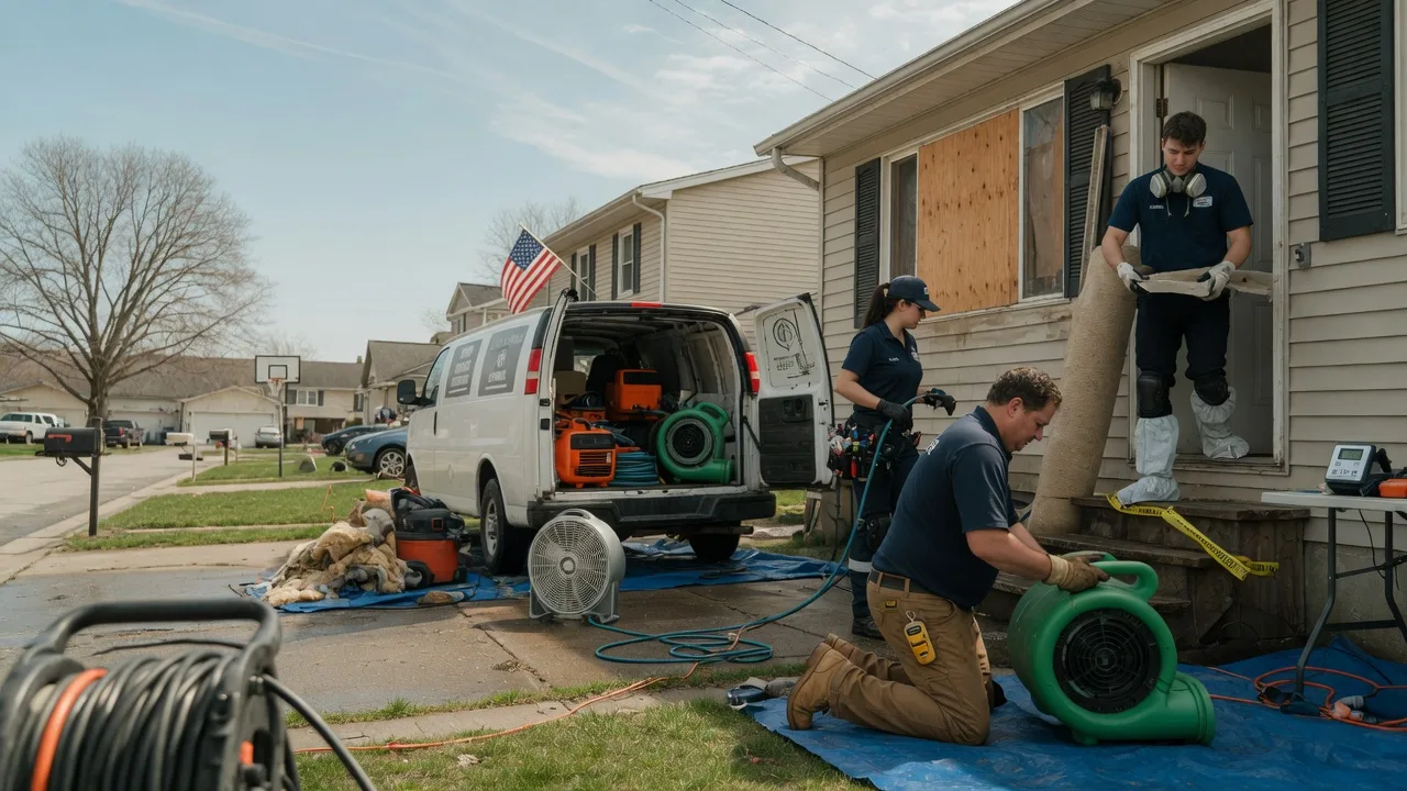 Water Damage Restoration in Maple City, KS near me